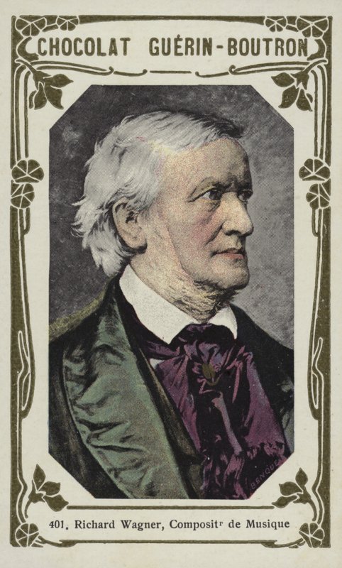 Richard Wagner, kompozytor (kolorowa fotografia) autorstwa French School