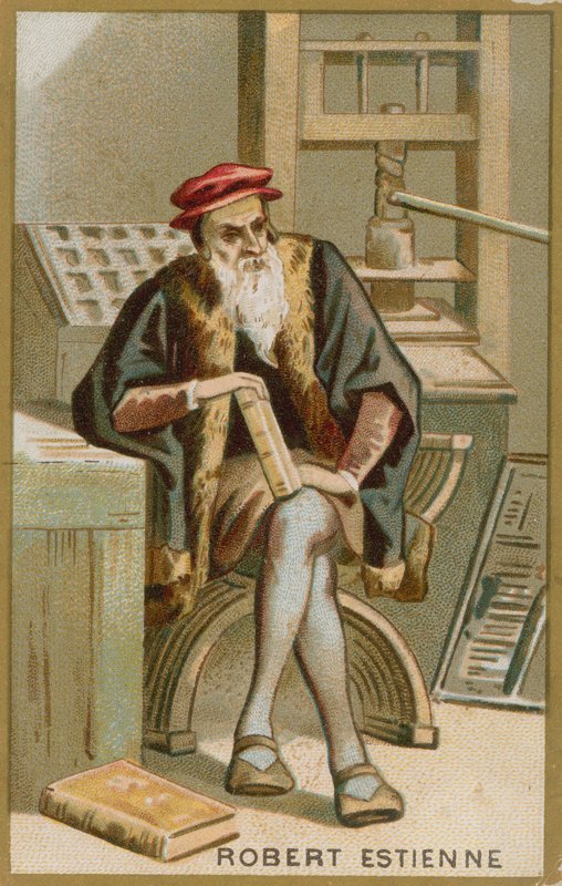 Robert Estienne autorstwa French School
