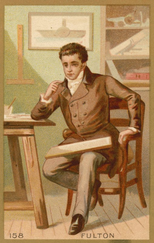 Robert Fulton, amerykański inżynier i wynalazca autorstwa French School