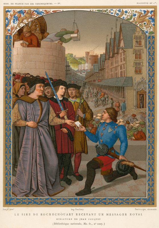 Rochechouart otrzymuje królewskie przesłanie autorstwa French School