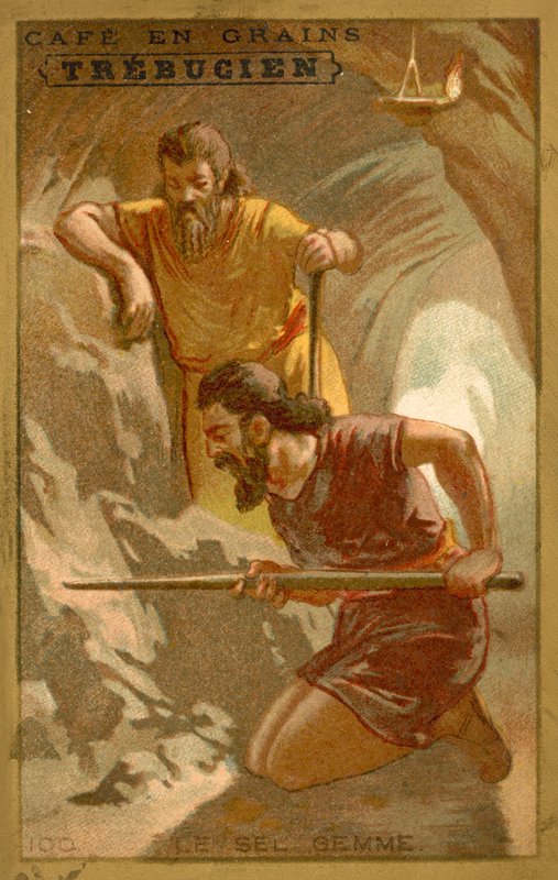 Sól kamienna (chromolitho) autorstwa French School