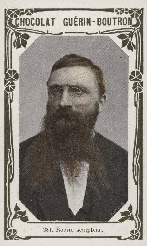 Rodin, rzeźbiarz (kolorowe zdjęcie) autorstwa French School