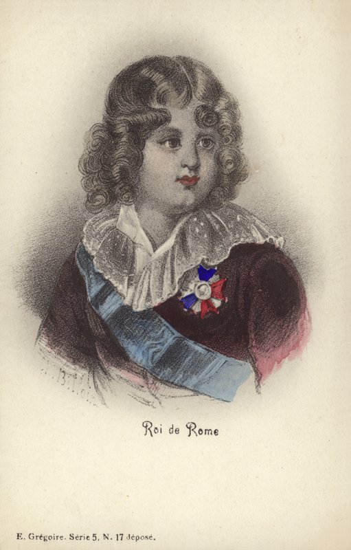 Roi de Rome (kolorowa litografia) autorstwa French School