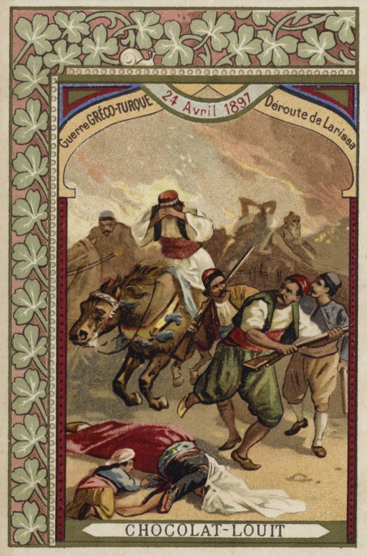 Pogrom Greków w Larisie, wojna grecko-turecka, 24 kwietnia 1897 autorstwa French School