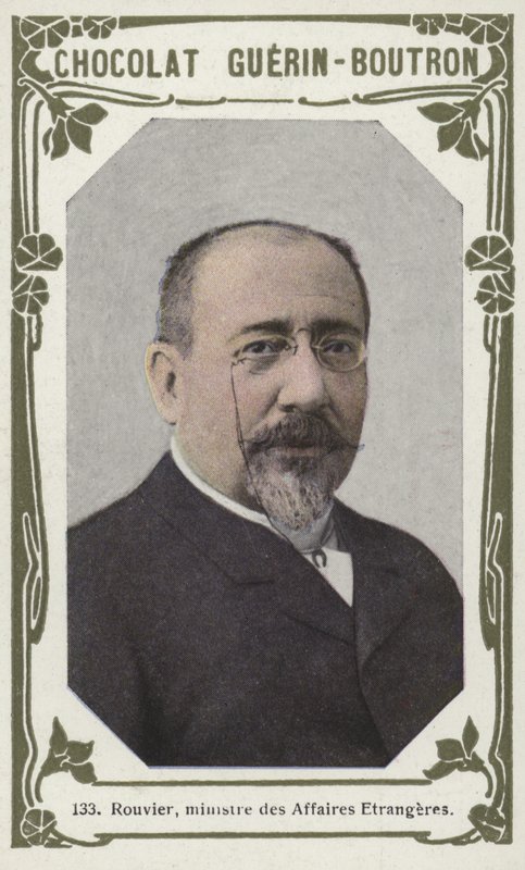 Rouvier, minister spraw zagranicznych (kolorowe zdjęcie) autorstwa French School