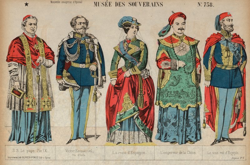 Royalty (kolorowy grawerunek) autorstwa French School