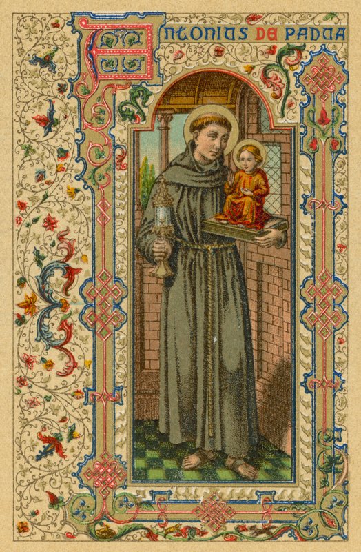 S Antonius De Padua autorstwa French School