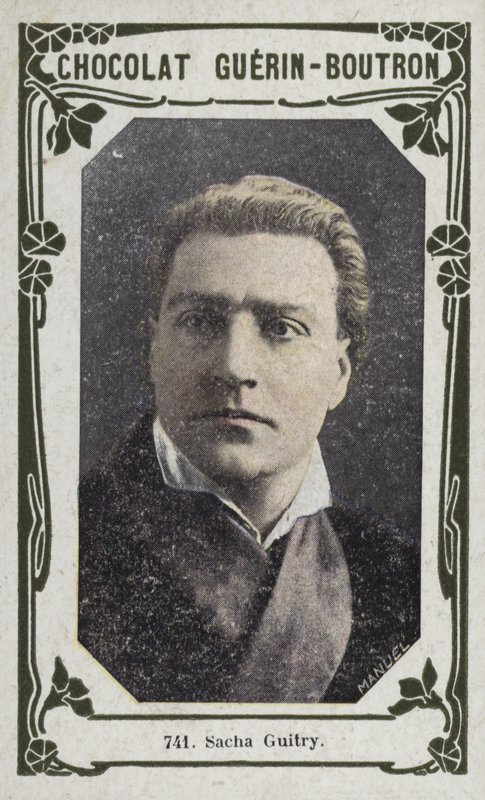 Sacha Guitry (kolorowe zdjęcie) autorstwa French School