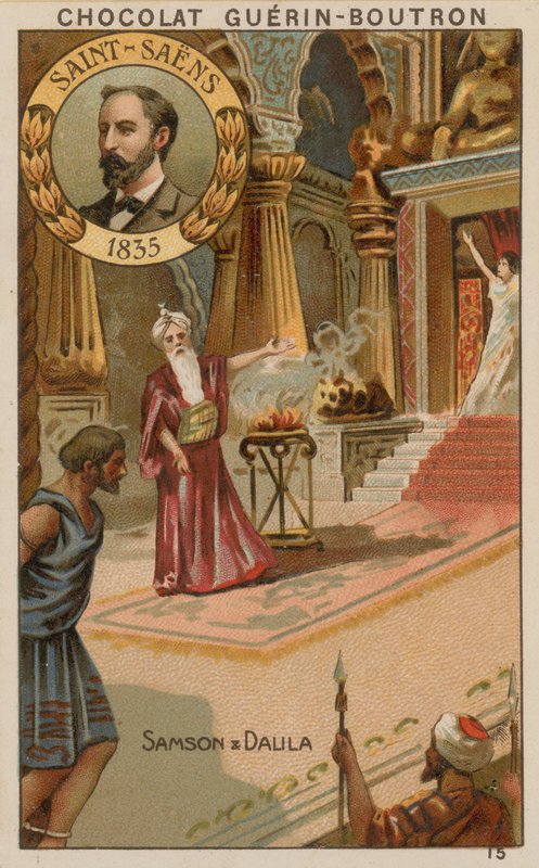 Saint-Saens, Samson i Dalila autorstwa French School