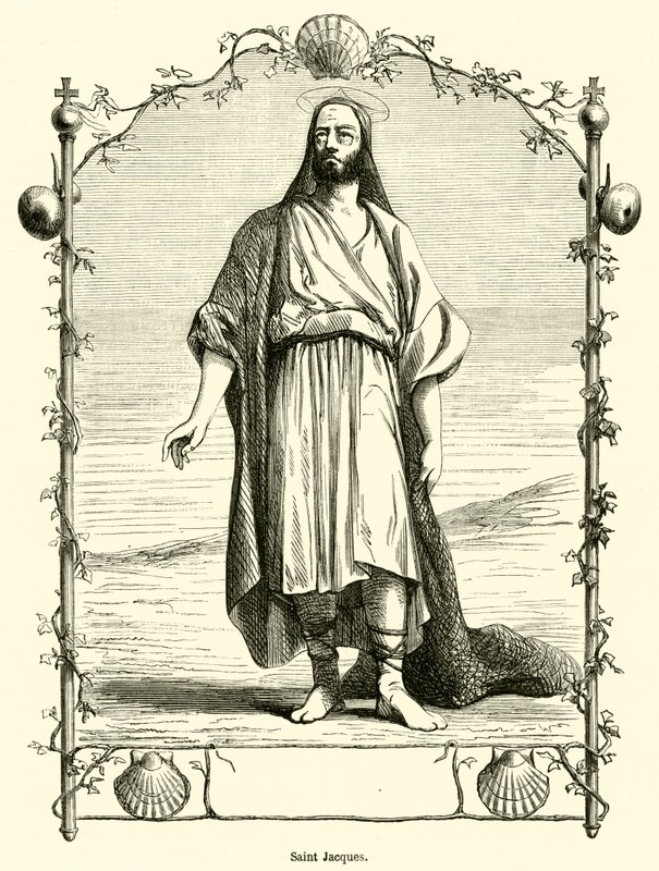 Święty Jakub (rycina) autorstwa French School