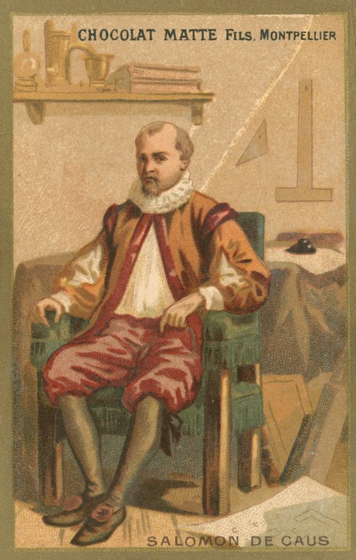 Salomon de Caus, inżynier francuskich hugenotów i architekt krajobrazu autorstwa French School