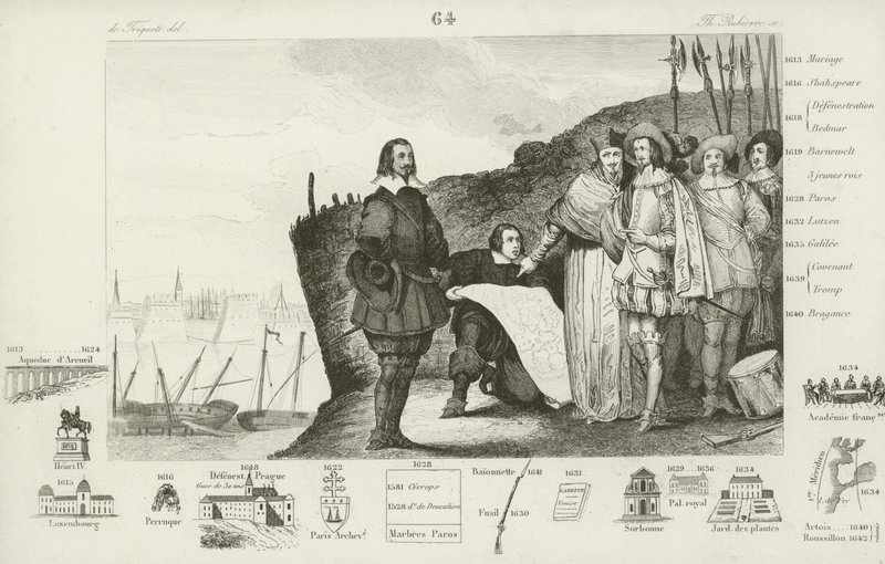 Oblężenie La Rochelle, Francja, 1627-1628 autorstwa French School