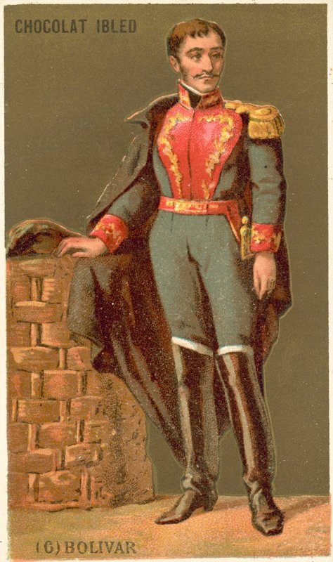 Simon Bolivar, wenezuelski przywódca wojskowy i polityczny autorstwa French School