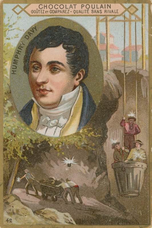 Sir Humphry Davy autorstwa French School
