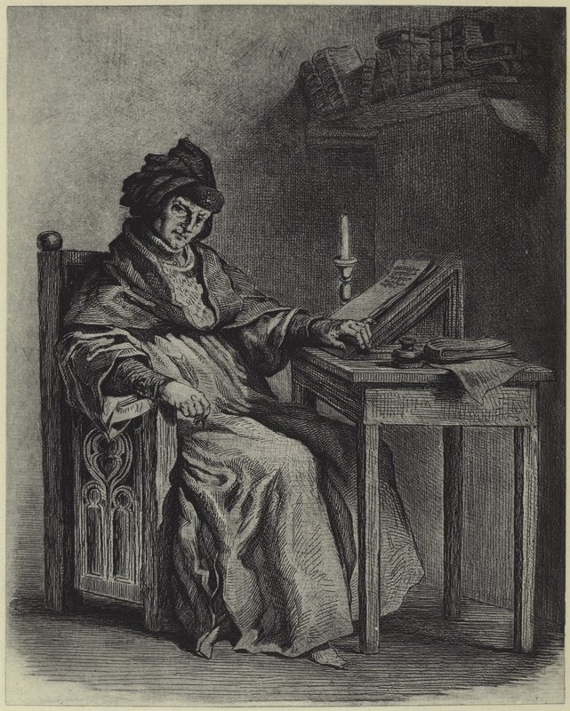 Sir John Froissart (fotograwiura) autorstwa French School