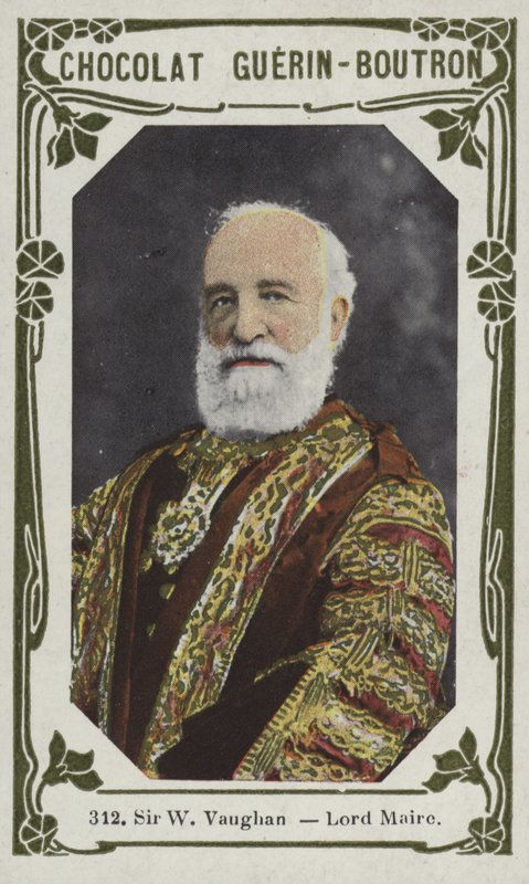 Sir W Vaughan, Lord Maire (kolorowe zdjęcie) autorstwa French School
