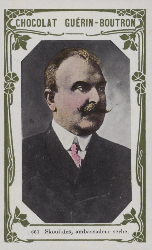 Skoulides, ambasador Serbii (kolorowe zdjęcie) autorstwa French School