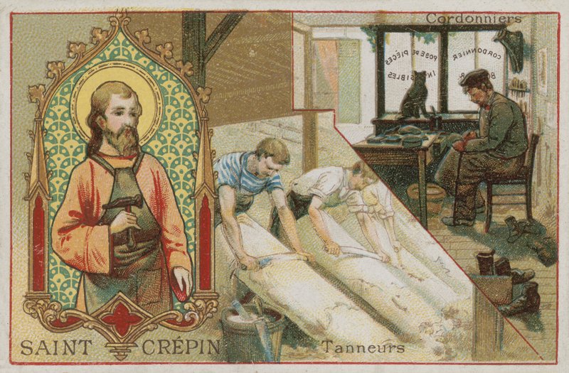 St Crispin, szewcy i garbarze autorstwa French School