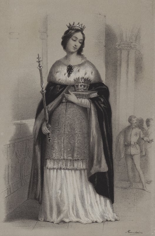 Św Elżbieta Węgierska autorstwa French School