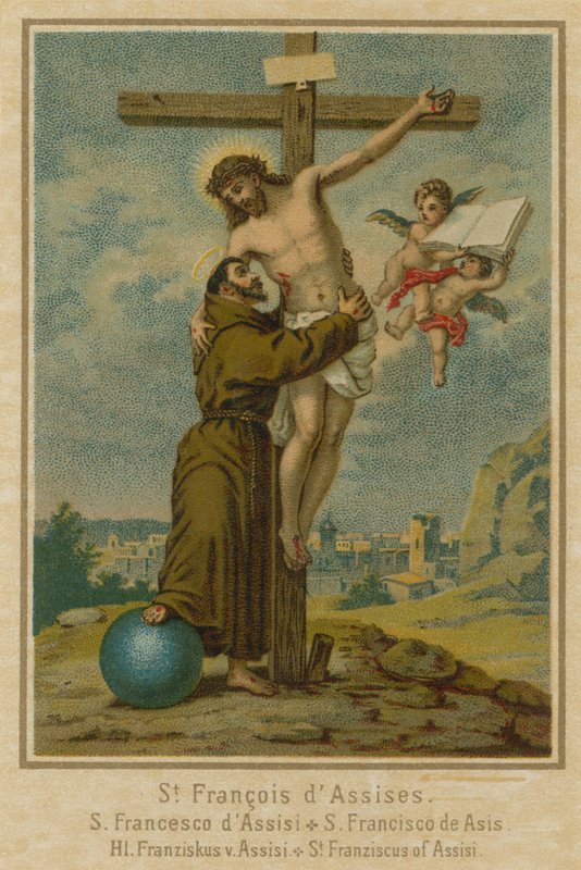 Św. Franciszek z Asyżu autorstwa French School