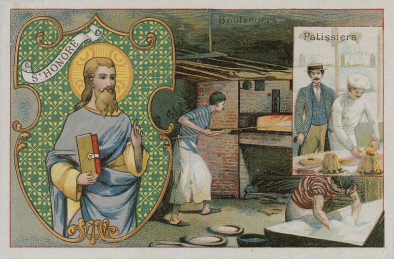 Św. Honorata, piekarze i cukiernicy autorstwa French School