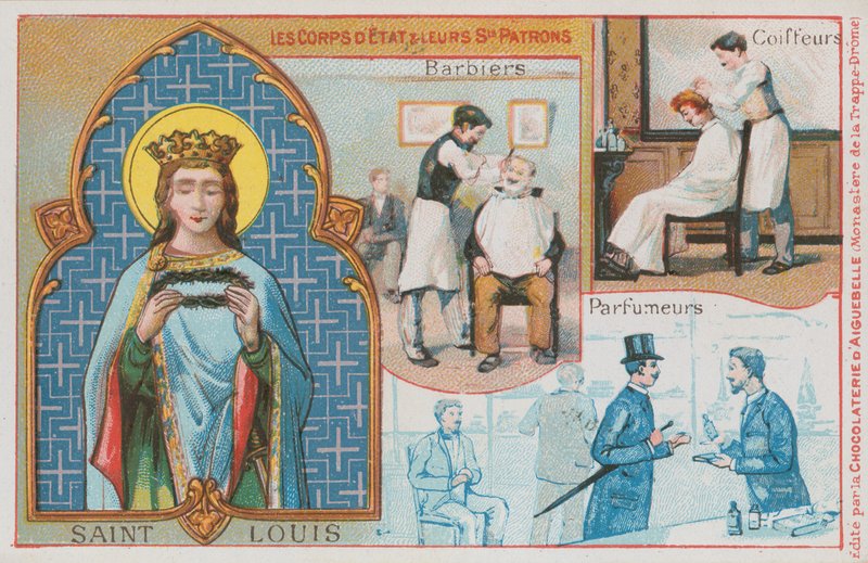 St Louis, fryzjerzy, fryzjerzy i perfumiarze autorstwa French School