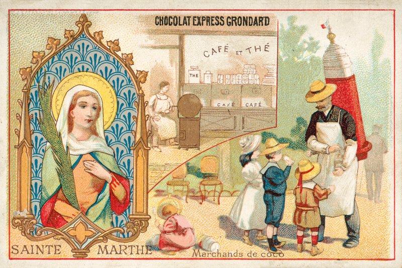 Św. Marta (chromolitho) autorstwa French School