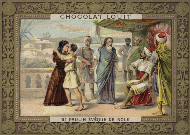 Św. Paulin, biskup Nola autorstwa French School
