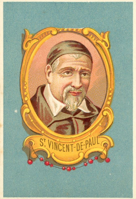 St Vincent-de-Paul (kolor lito) autorstwa French School