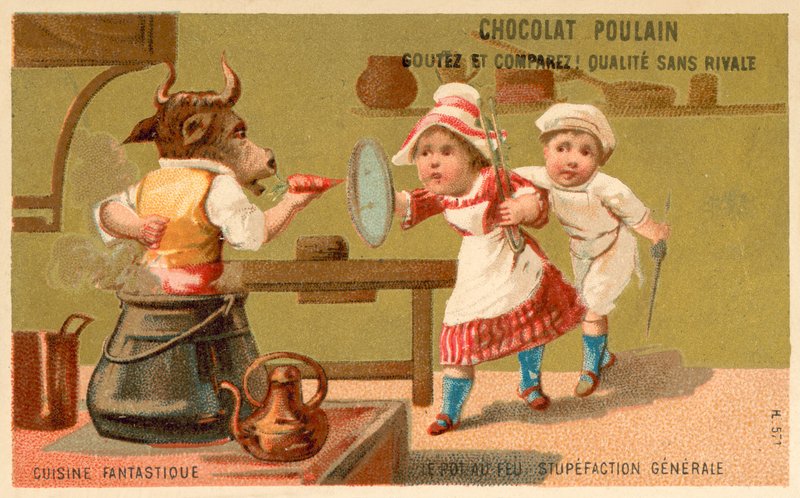 Gulasz - ogólne osłupienie (chromolitho) autorstwa French School