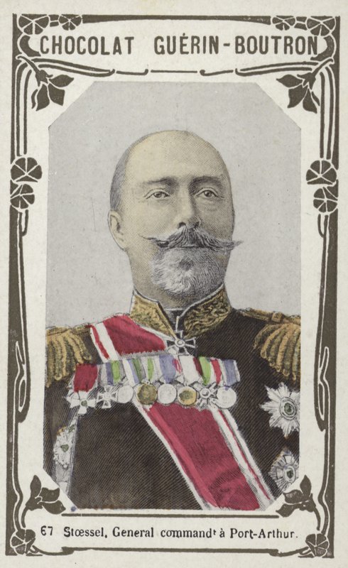 Stoessel, komendant generalny Port-Arthur (kolorowe zdjęcie) autorstwa French School