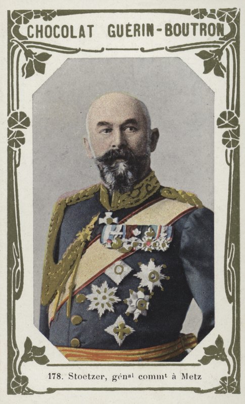 Stoetzer, komendant generalny a Metz (kolorowe zdjęcie) autorstwa French School