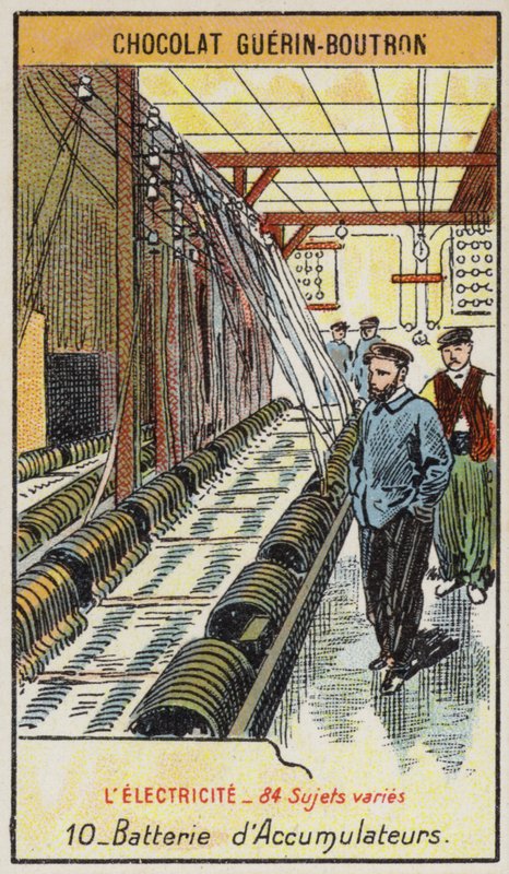 Akumulator (chromolitho) autorstwa French School