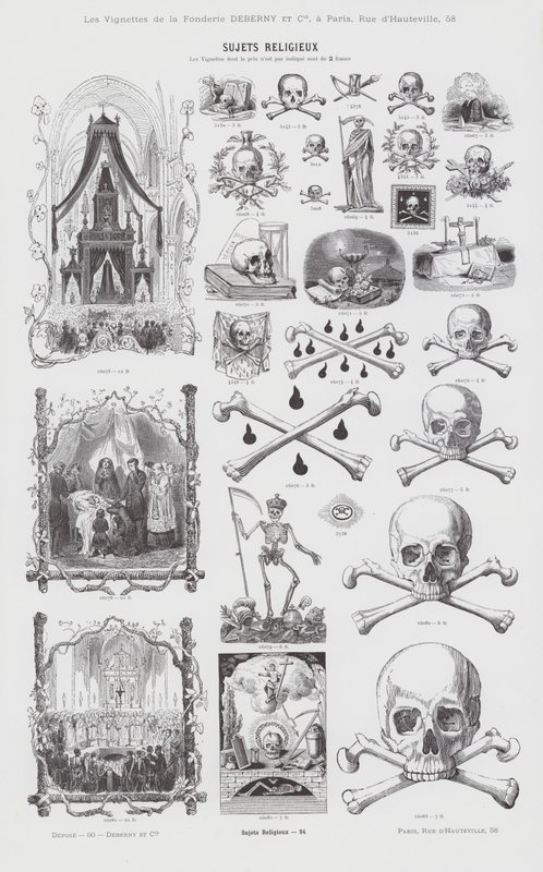 Przedmioty religijne (grafika) autorstwa French School
