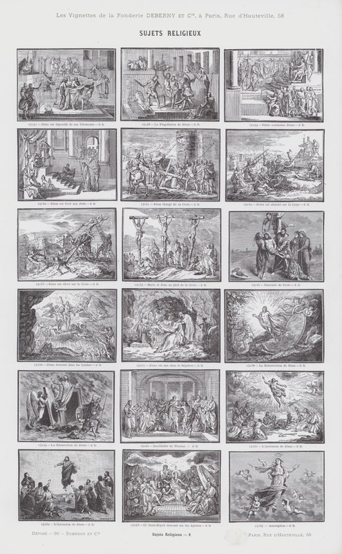 Przedmioty religijne (grafika) autorstwa French School