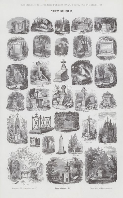 Przedmioty religijne (grafika) autorstwa French School