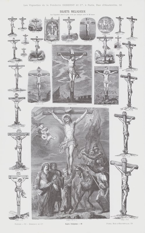 Przedmioty religijne (grafika) autorstwa French School