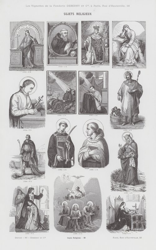 Przedmioty religijne autorstwa French School