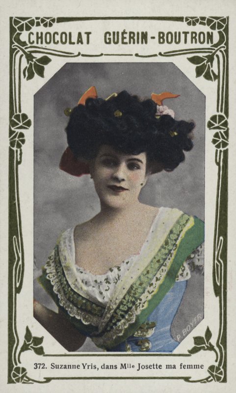 Suzanne Yris, w Mademoiselle Josette moja żona (kolorowe zdjęcie) autorstwa French School