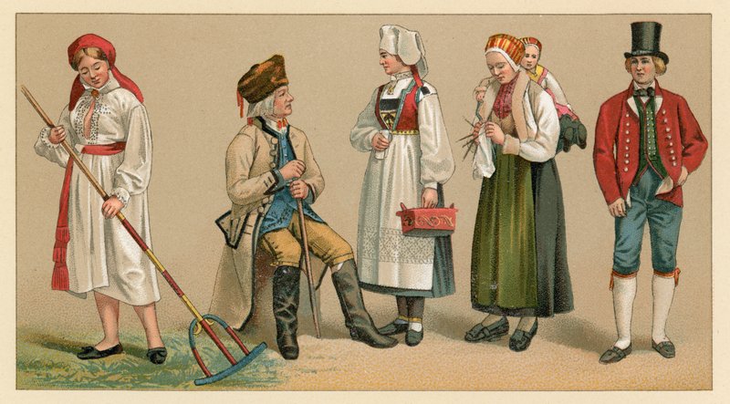 د سویډن Costumepoli autorstwa French School