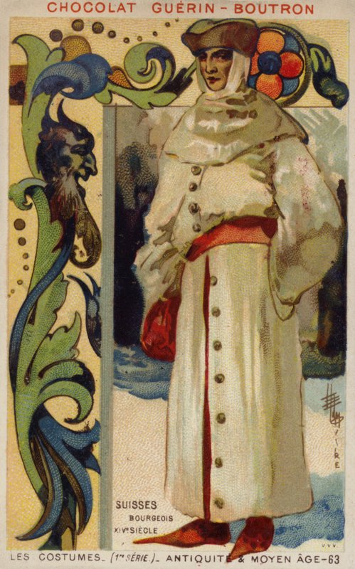 Szwajcarski strój mieszczański, XIV wiek autorstwa French School