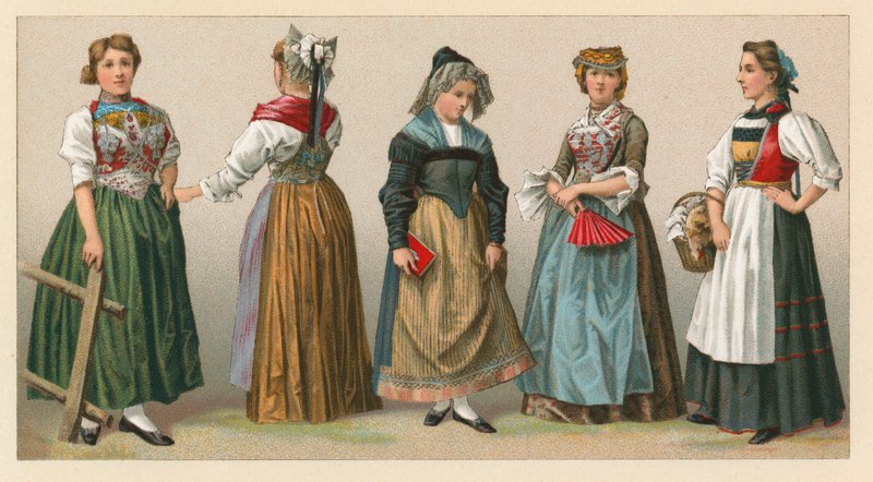 Šveicarija Costumepoli autorstwa French School