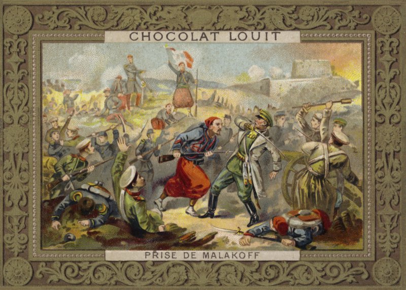 Podjęcie reduty Malakoff, oblężenie Sewastopola, wojna krymska, 7 września 1855 autorstwa French School