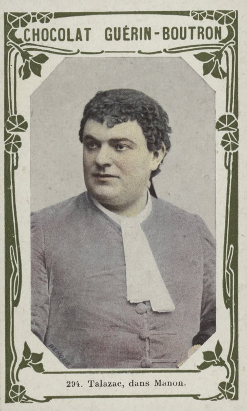 Talazac, w Manon (kolorowe zdjęcie) autorstwa French School