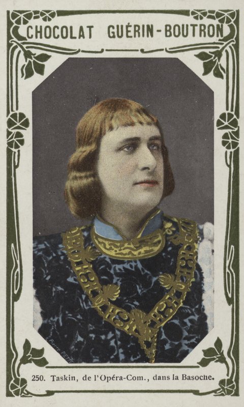 Taskin, z Opera-Comique, w La Basoche (kolorowe zdjęcie) autorstwa French School