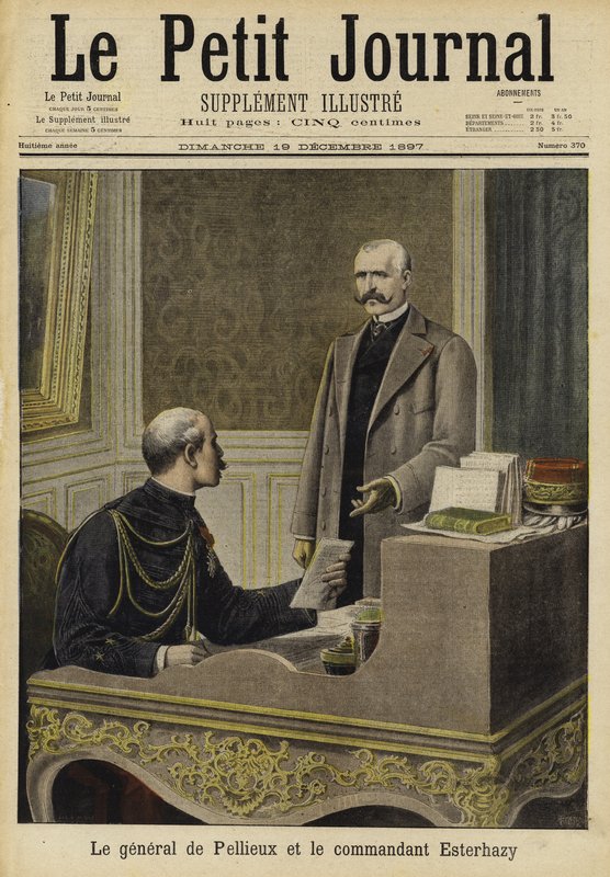 Afera Dreyfusa, 1897 autorstwa French School