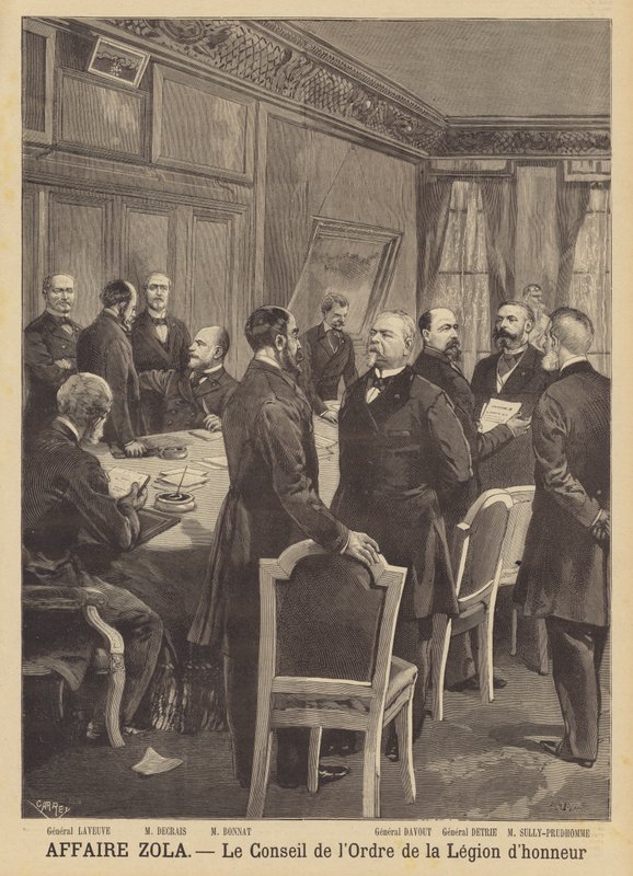 Sprawa Emila Zoli o zniesławienie - Rada Zakonu Legii dHonneur autorstwa French School