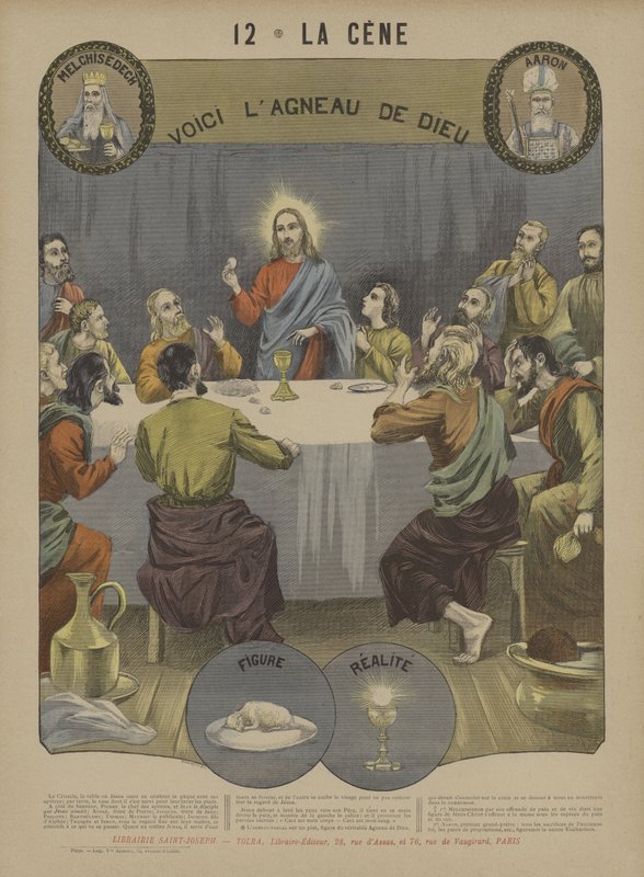 Eucharystia (kolor lito) autorstwa French School