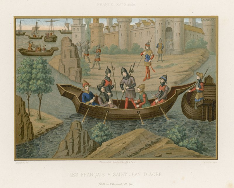 Francuzi w Saint Jean dAcre autorstwa French School