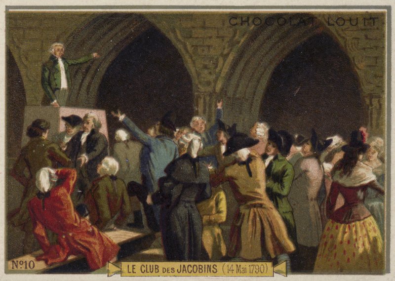 Klub Jakobinów, Rewolucja Francuska, 14 maja 1790 autorstwa French School